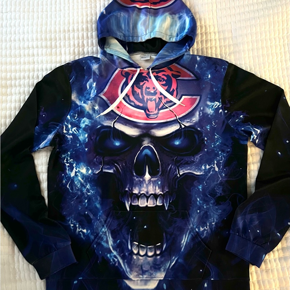 Chicago Bears graphic bear Hoodie Men’s XL